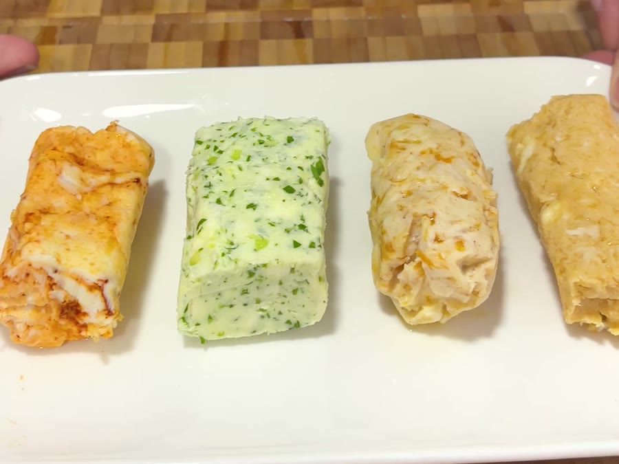 Mantequilla casera: 4 sabores en 5 minutos