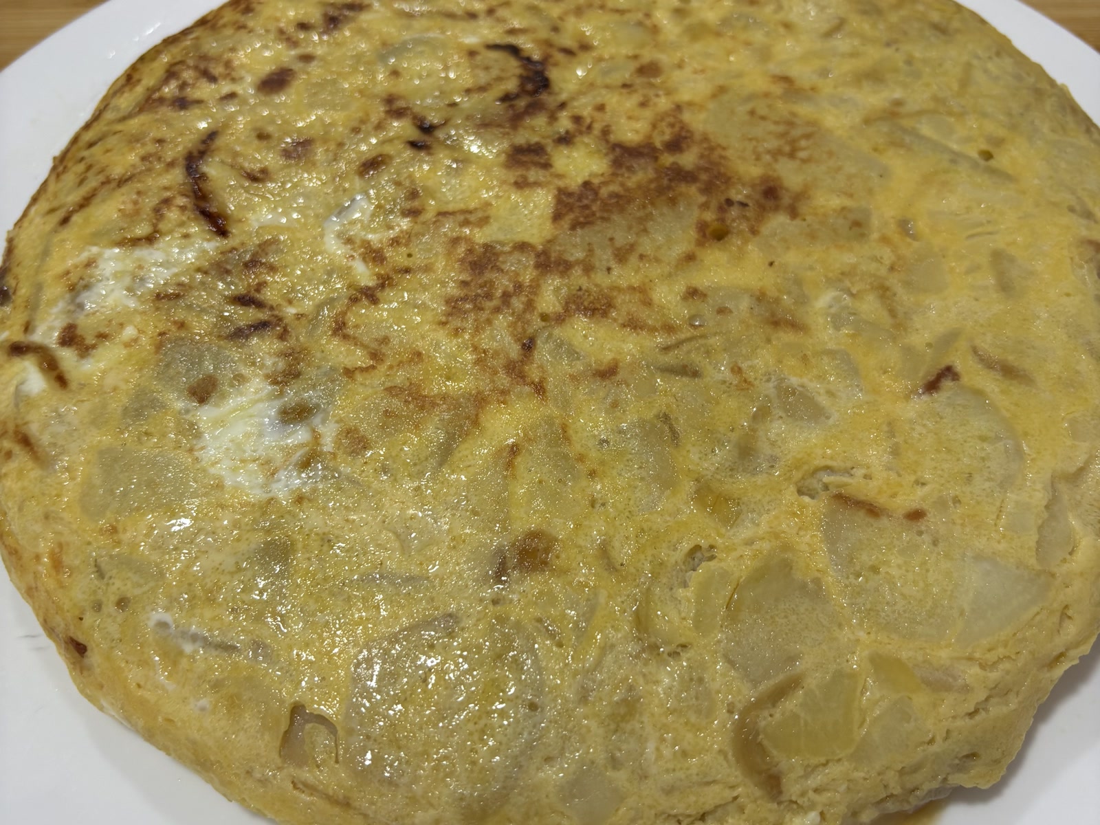 Ingredientes de Tortilla de patata (el debate no es la cebolla)
